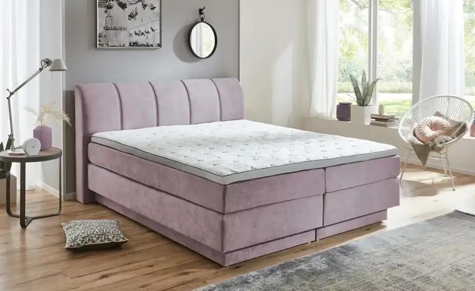 uno Boxspringbett Ottawa | Altrosa | Möbel Höffner