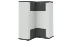 uno Eck-Highboard  Titan | Weiß, Graphit | Höffner