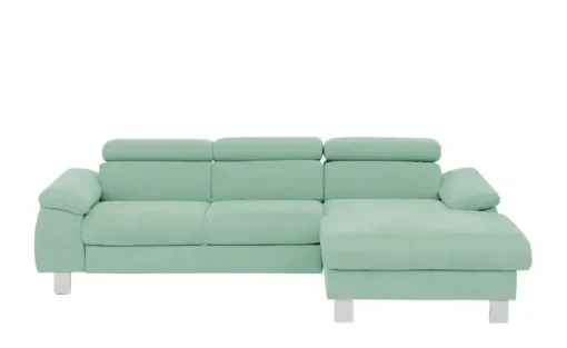uno Ecksofa aus Velours Micky | Türkis, rechts