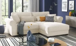 uno Ecksofa beidseitig montierbar Angelina klein | Creme