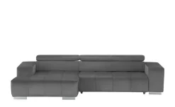 uno Ecksofa mit Kopfteilverstellung Origo | Grau, links