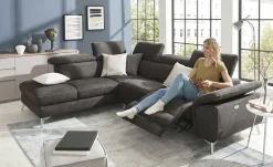 uno Ecksofa mit Relaxfunktion Danae | links | Höffner
