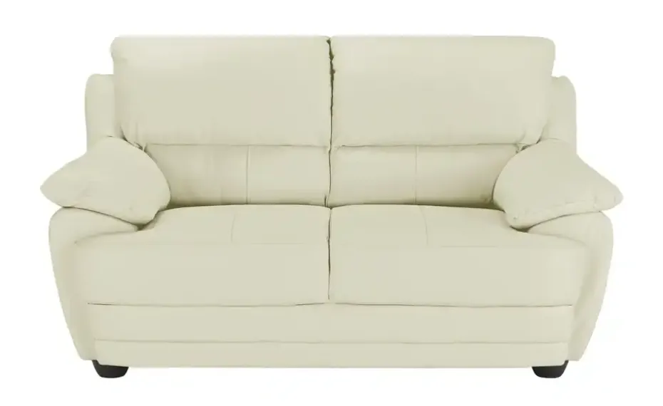 uno Einzelsofa Sitz- und Rückenbezug aus Echtleder Nebolo III | Creme, 2