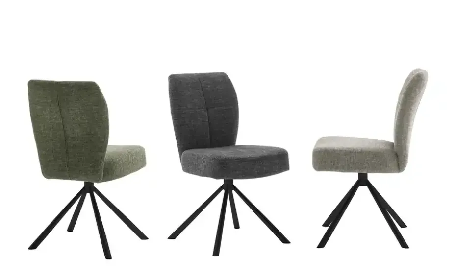 uno Esszimmerstuhl  drehbar Kea | Anthrazit, Schwarz