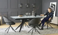 uno Esszimmerstuhl drehbar Lena 2 | Anthrazit | Höffner