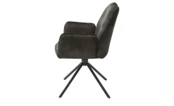 uno Esszimmerstuhl  drehbar Ramina | Anthrazit, Armlehne, Drehfunktion
