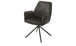 uno Esszimmerstuhl  drehbar Ramina | Anthrazit, Armlehne, Drehfunktion