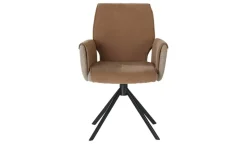 uno Esszimmerstuhl drehbar Diana | Braun, Armlehne, Drehfunktion