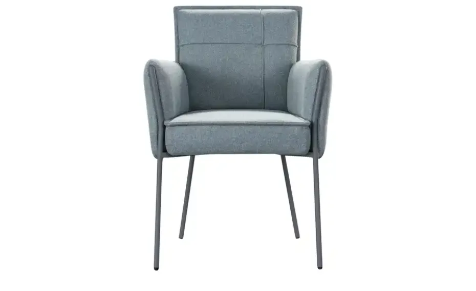 uno Esszimmerstuhl Gregor | Hellblau, Armlehne