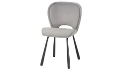uno Esszimmerstuhl mit umlaufender Keder Gaby | Grau, ohne