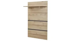 uno Garderobenpaneel Lennox | Buche (Nachbildung), Anthrazit
