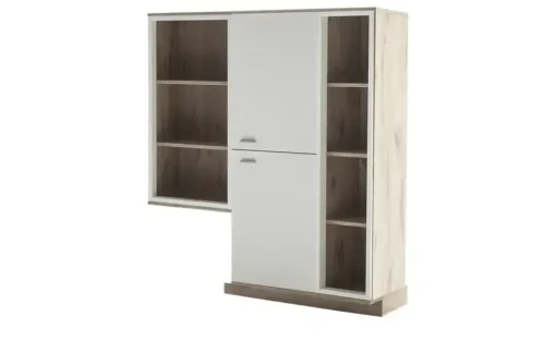 uno Highboard Santerno | Kabeldurchlass/Kabelkanal, Türdämpfer
