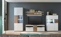 uno Highboard Zypern | Glaseinsatz links, ohne