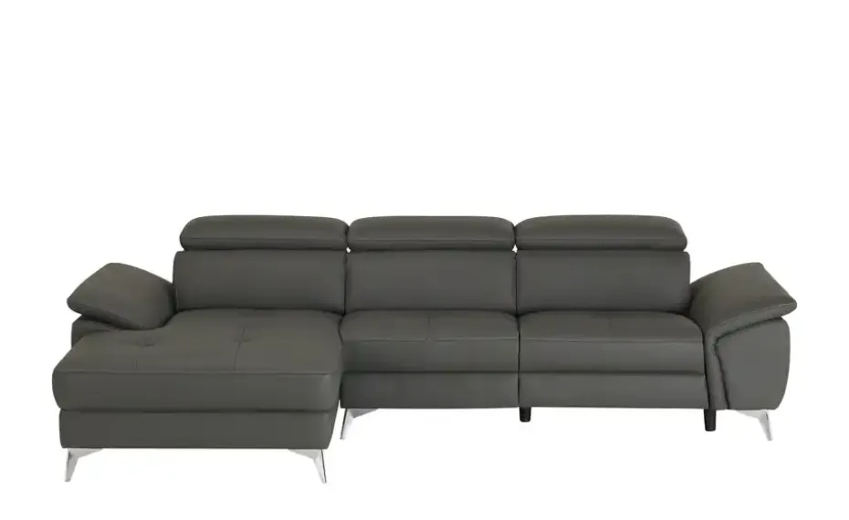 uno Leder-Ecksofa Danae klein | Grundfunktion, links