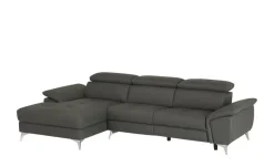 uno Leder-Ecksofa Danae klein | Grundfunktion, links