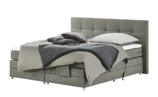 uno Motor-Boxspringbett  Manolo | Hellgrau | Höffner