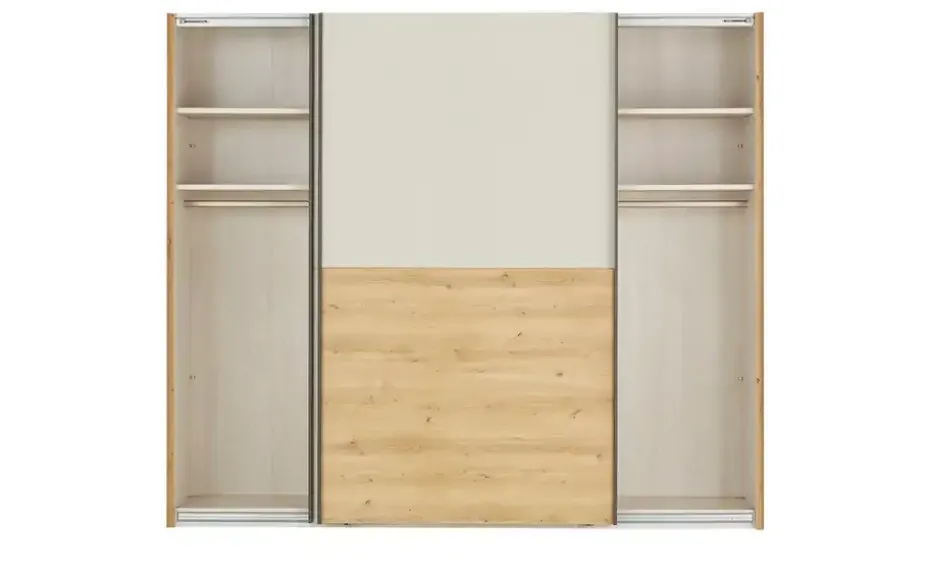 uno Schwebetürenschrank, 2-türig Riva | ohne Passepartout und Selbsteinzug mit Dämpfung