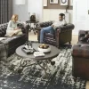 uno Sessel im Vintage-Look Chesterfield | Braun