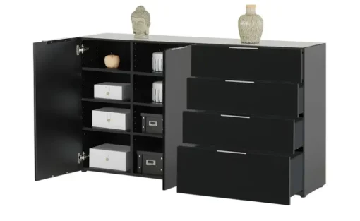 uno Sideboard Levi | Schwarz | Möbel Höffner