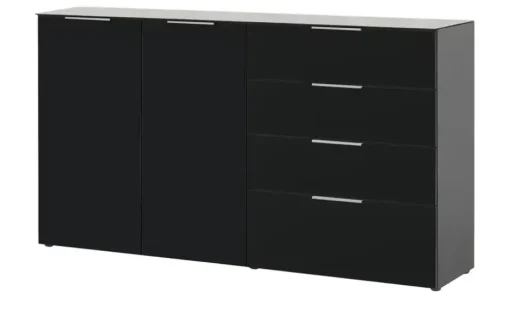 uno Sideboard Levi | Schwarz | Möbel Höffner