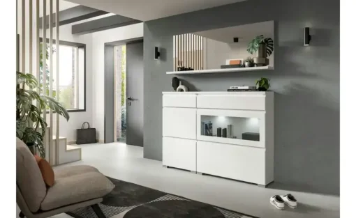 uno Spiegel 60 x 59 cm | 60 cm, Weiß | Möbel Höffner