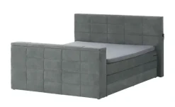 uno TV-Boxspringbett mit motorischer TV-Halterung Dillon | Grau