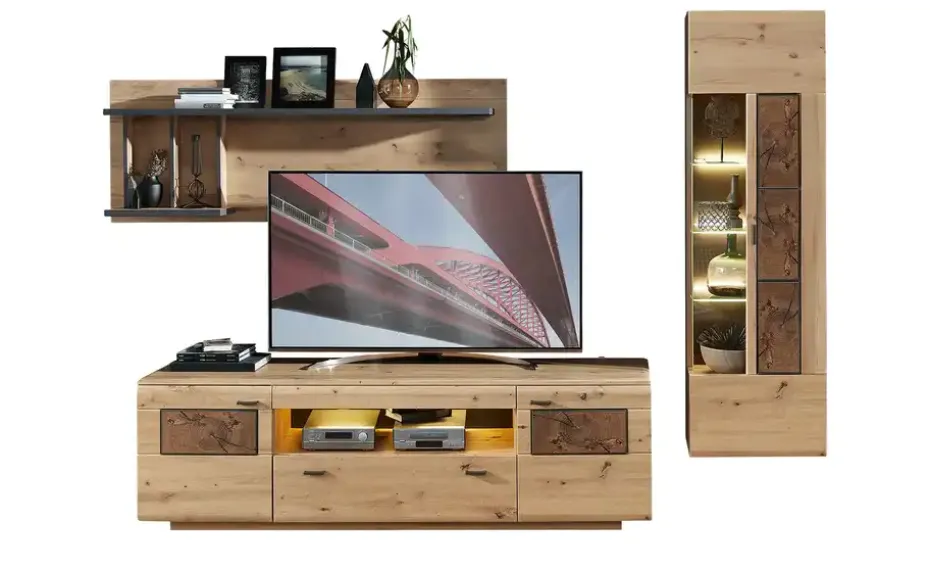 uno Wohnkombination Madera II | Möbel Höffner