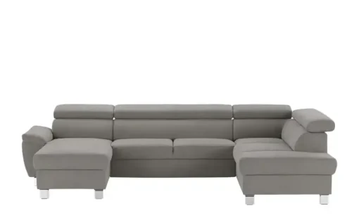 uno Wohnlandschaft aus Mikrofaser Avola | Taupe, rechts