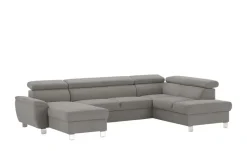 uno Wohnlandschaft aus Mikrofaser Avola | Taupe, rechts