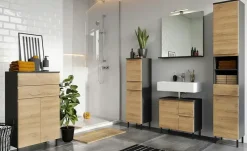 Unterschrank  Seddiner See | Eiche (Nachbildung), Graphit