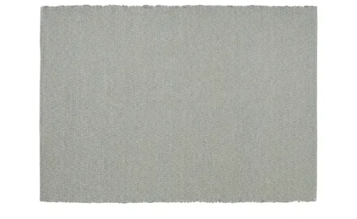 URBANARA Webteppich Padrelo | 90x130 cm, Grün, Beige