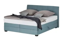 vanDoorn Boxspringbett Chiara | H2 & H3, Blau | Höffner