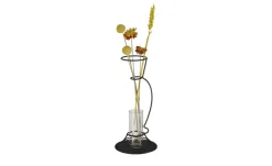Vase im Metallständer | 25,6 cm | Möbel Höffner