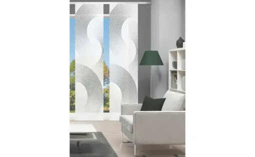 VISION S Schiebevorhang | 2er-Set, Grau | Möbel Höffner