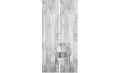 VISION S Schiebevorhang | 2er-Set, Grau | Möbel Höffner