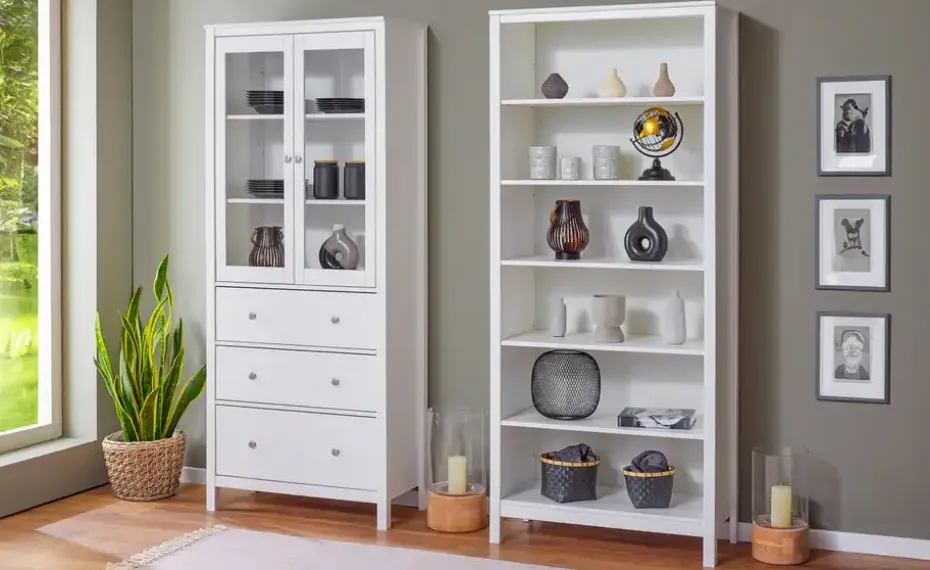 Vitrine aus Massivholz Landliv | Möbel Höffner