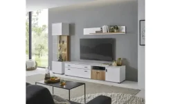 Vitrine Hortuna | Weiß, Eiche (Nachbildung) | Höffner