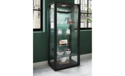 Vitrine Kavisa | Schwarz | Möbel Höffner