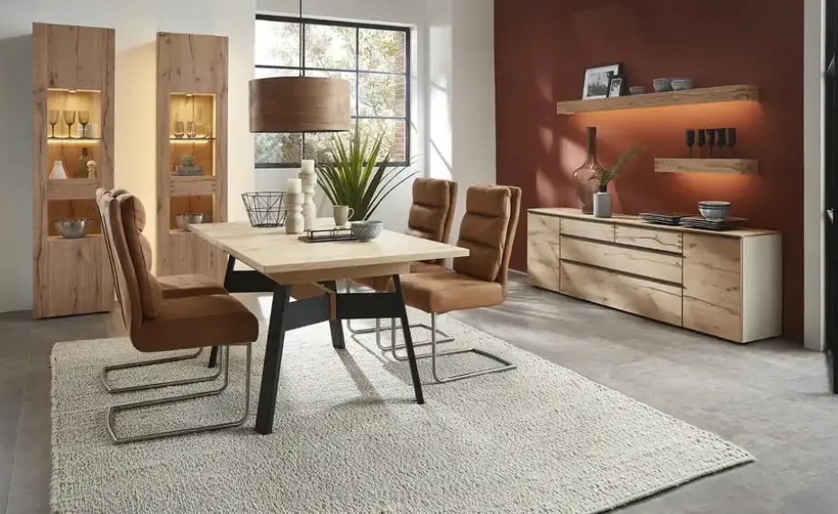 Vitrine Light Line 6 | Schwarz, matt | Möbel Höffner