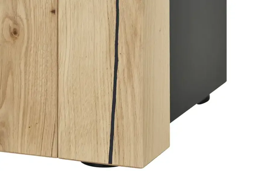 Vitrine Light Line 6 | Schwarz, matt | Möbel Höffner