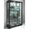 Vitrine Lumo | Schwarz, Schwarz | Möbel Höffner