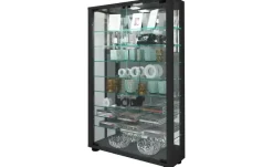 Vitrine Lumo | Schwarz, Schwarz | Möbel Höffner