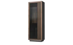 Vitrine  Sevilla | Schwarz, links | Möbel Höffner
