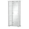 Vitrine, 2-türig Filaga | silberfarben, transparent