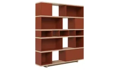 VOX Bücherregal Balance | Terracotta, Eiche (Nachbildung)