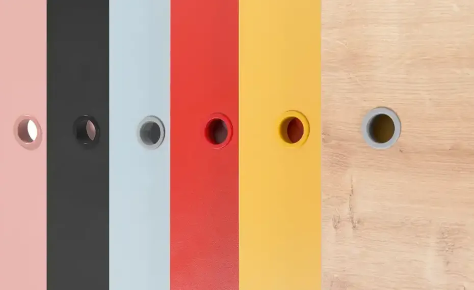 VOX Kleiderschrank Concept | 103,2 cm, Weiß, Graphit, Gelb, Grau, Eiche