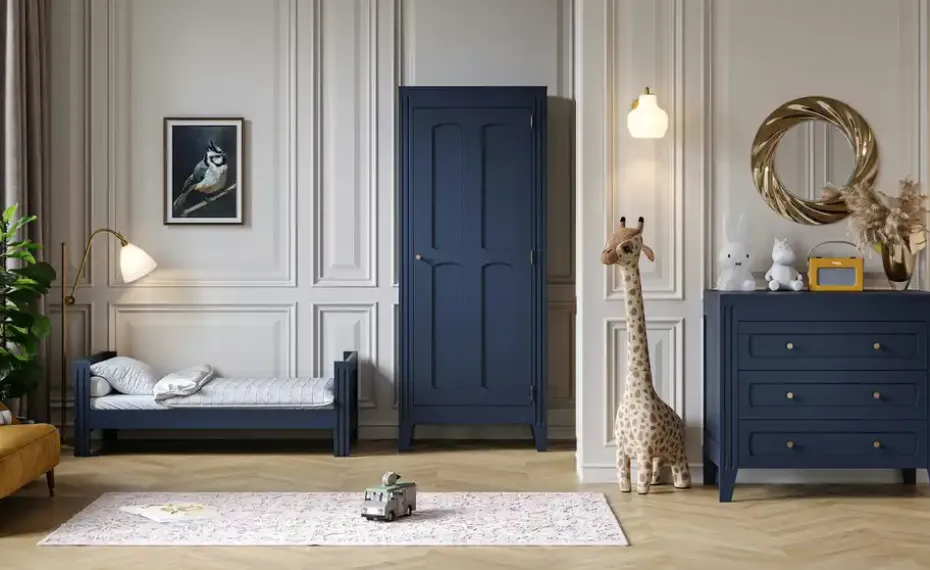VOX Kleiderschrank Milenne | Indigo | Möbel Höffner