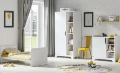 VOX Wickelkommode Leaf | Weiß, Eiche (Nachbildung)