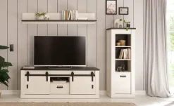 Wandboard Sintra | Pinie (Nachbildung), Weiß | Höffner