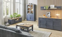 Wandboard Toneo | Eiche (Nachbildung), Blau | Höffner